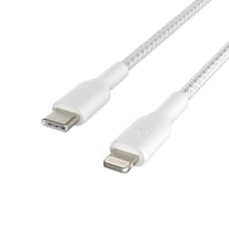 Thumbnail Cáp USB-C to Lightning BOOST CHARGE Belkin vỏ dù, chứng chỉ MFi, sạc nhanh 30W CAA004 3
