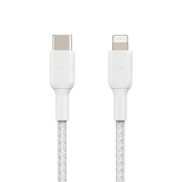 Thumbnail Cáp USB-C to Lightning BOOST CHARGE Belkin vỏ dù, chứng chỉ MFi, sạc nhanh 30W CAA004 4