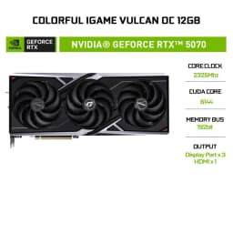 Thumbnail Card màn hình VGA Colorful iGame GeForce RTX 5070 Vulcan OC 12GB 1