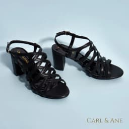 Thumbnail Carl & Ane - Sandal cao gót nữ kiểu dáng chiến binh thời trang màu đen _ CS001 3
