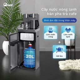 Thumbnail Cây nước nóng lạnh bàn trà FUJIE TBH1332E Điều khiển máy từ xa - Cài nhiệt độ sôi từ 50 đến 100 độ C 4