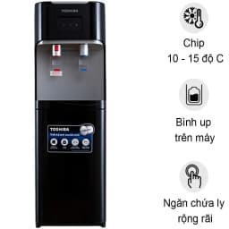 Thumbnail Cây Nước Nóng Lạnh Bình Úp Toshiba RWF-W1664TV Thiết Kế Hiện Đại, 2 Màu Trắng Đen Ấn Tượng 3