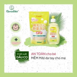 Thumbnail Chai dung dịch rửa bình sữa và rau quả chiết xuất từ dầu cọ combi dung tích 300ml 4