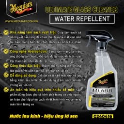 Thumbnail Chai vệ sinh kính tạo hiệu ứng lá sen Meguiar's Ultimate Glass Cleaner & Water Repellent - G240416 2
