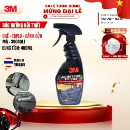 Thumbnail Chai xịt chăm sóc và bảo vệ nội thất da nhựa ô tô 3M™  Leather & Vinyl Cleaner/Restor 39040LT 1