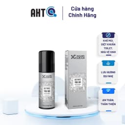 Thumbnail CHAI XỊT DIỆT KHUẨN KHỬ MÙI BỒN CẦU TOILET NHÀ VỆ SINH 40ML-NANO XCLEAN TOILET SPRAY- AHT CORP (AHTC) 1