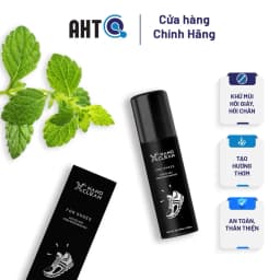 Thumbnail Chai xịt giày diệt khuẩn khử mùi hôi giày, hôi chân Nano Xclean For Shoes 100ml Hương Bạc Hà - Nano Bạc AHT Corp (AHTC) 1