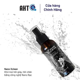 Thumbnail Chai xịt giày diệt khuẩn khử mùi hôi giày, khử mùi hôi chân Nano Xclean For Shoes 50ml-Hương Bạc Hà -Nano Bạc AHT Corp 2