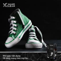 Thumbnail Chai xịt giày diệt khuẩn khử mùi hôi giày, khử mùi hôi chân Nano Xclean For Shoes 50ml-Hương Bạc Hà -Nano Bạc AHT Corp 4