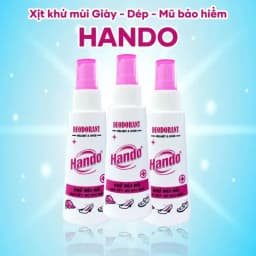 Thumbnail Chai xịt khử mùi giày dép, mũ bảo hiểm HANDO...120ml 1