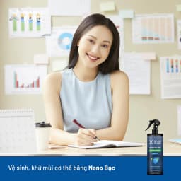 Thumbnail Chai xịt khử mùi nano bạc Nano Xpure - hương nước hoa - khử mùi, vệ sinh, tạo hương thơm 500ml 2