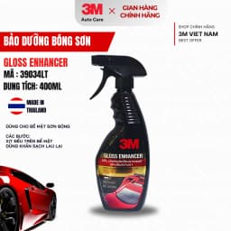 Thumbnail Chai xịt tăng độ bóng sơn 3M™ 39034LT-  400ml Dùng được cho ô tô và xe máy - Nk Thái Lan 2