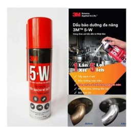 Thumbnail Chai xịt Tẩy Rỉ Sét Và Bôi Trơn 5W - 3M™310g  Xịt ổ khoá, bảng lề, bugi, công tắc ôtô xe máy.. 4