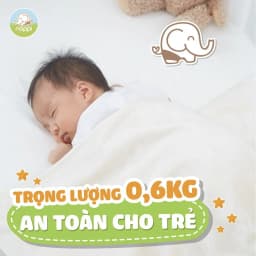 Thumbnail Chăn Sợi Tre Phủ Nhung Nappi Cho Bé 2