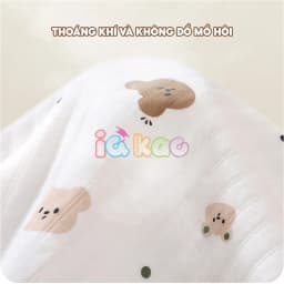 Thumbnail Chăn Ủ Cho Bé Himom, Chăn Quấn Cotton Xốp Nhẹ, Mềm Mại An Toàn, Họa Tiết Dễ Thương UC08 IQKAO 2