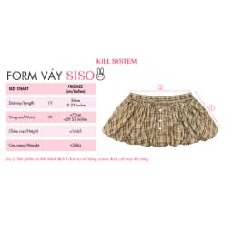 Thumbnail Chân váy bí sọc caro cạp thấp SISO chân váy bí ngô - 𝐊𝐈𝐋𝐋 𝐒𝐘𝐒𝐓𝐄𝐌 2