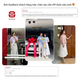 Thumbnail Chân váy chữ a dáng dài VM STYLE, chân váy dài xoè trơn basic đi học, đi chơi, đi làm - CVD00060 2