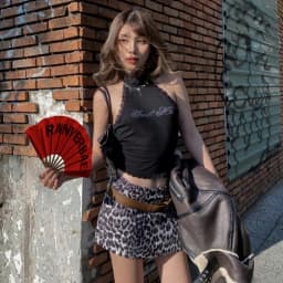 Thumbnail Chân váy da beo cạp thấp tôn dáng Hwasa - Killsystem 2