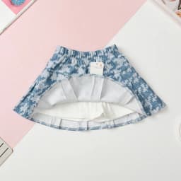 Thumbnail Chân váy kaki kẻ xếp ly bé gái kèm quần lót LITIBABY size 4 đến 14 tuổi 4