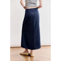 Thumbnail Chân váy MIDI cạp cao MONO TALK cạp thường, chất liệu satin lót lụa MFOT25Y-B10003FT 2