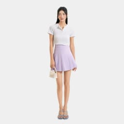Thumbnail Chân váy mini tennis ngắn nữ MARC FASHION cơ bản xếp ly dáng xòe CBLT021023 3