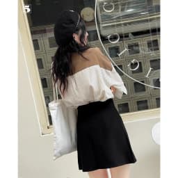 Thumbnail Chân váy nữ Twentyfive 2 lớp, 2 tà, xếp ly nửa, khóa sau 6282 2