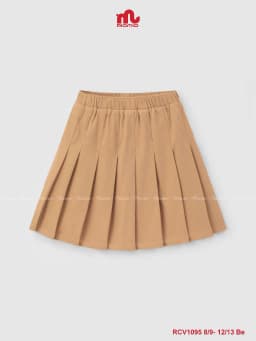 Thumbnail Chân váy xếp ly bé gái Riomio chân váy chất liệu kaki bên trong có quần bảo hộ RCV1095 2