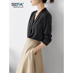 Thumbnail Chân váy xoè SEFA dáng dài thanh lịch hai túi SFV2217 1