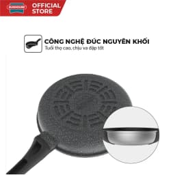 Thumbnail Chảo Đá Chống Dính KHÔNG TỪ SUNHOUSE Size 24-30cm SBD 24-30 3