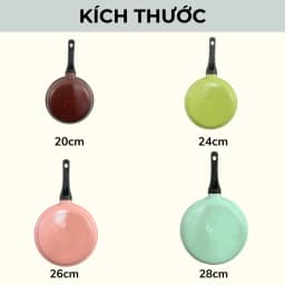 Thumbnail Chảo Chống dính Đáy từ Cao Cấp Ecoramic đáy từ (Size 20,24,26,28cm) 2