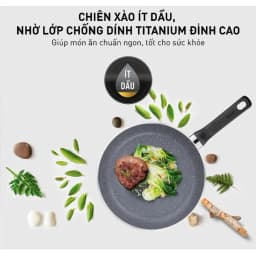 Thumbnail Chảo chống dính vân đá Tefal Natura B2260695 28cm 4
