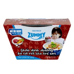 Thumbnail Cháo dinh dưỡng Bò Cà Rốt ZUMMY cho trẻ em - 240 gram/bát đơn 1
