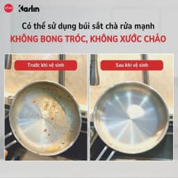 Thumbnail Chảo Inox KARLIN P5 Pro Đáy 5 Lớp Size 24cm Inox 316 Chống Dính Tự Thân_Thương Hiệu Đức [Snap Kitchen] 4