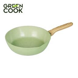 Thumbnail Chảo sâu chống dính PFOA free men đá ceramic miệng rót Green Cook GCP231 1