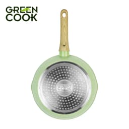 Thumbnail Chảo sâu chống dính PFOA free men đá ceramic miệng rót Green Cook GCP231 4