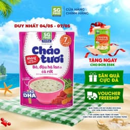 Thumbnail Cháo Tươi Baby Bò Đậu Hà Lan SGFood 240g 1