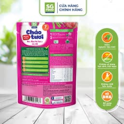 Thumbnail Cháo Tươi Baby Bò Đậu Hà Lan SGFood 240g 4