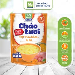 Thumbnail Cháo Tươi Baby Sài Gòn Food Thịt Thăn Bằm & Bí Đỏ 240G 2