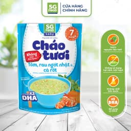 Thumbnail Cháo Tươi Baby SG Food Tôm, Rau Ngót Nhật, Cà Rốt 240g 2