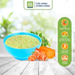 Thumbnail Cháo Tươi Baby SG Food Tôm, Rau Ngót Nhật, Cà Rốt 240g 3