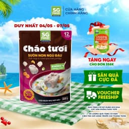 Thumbnail Cháo Tươi SG Food Sườn Non Ngũ Đậu 240g 1