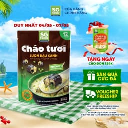 Thumbnail Cháo Tươi SGFood Lươn Đậu Xanh 240g 1