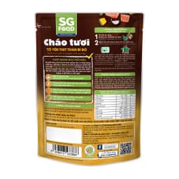 Thumbnail Cháo Tươi Tổ Yến Thịt Thăn Bí Đỏ SGF Food 240g 3