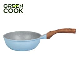 Thumbnail Chảo đúc đáy từ men đá xanh sapphire Green Cook với 10 lớp chống dính PFOA free GCP09 2