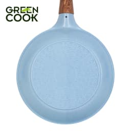 Thumbnail Chảo đúc đáy từ men đá xanh sapphire Green Cook với 10 lớp chống dính PFOA free GCP09 4