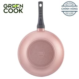 Thumbnail Chảo đúc vân đá đáy từ sâu lòng chống dính PFOA free 26cm Green Cook GCP05-26IH 2