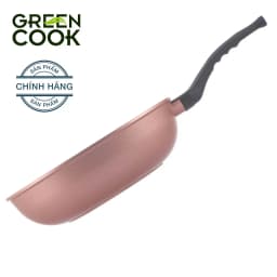 Thumbnail Chảo đúc vân đá đáy từ sâu lòng chống dính PFOA free 26cm Green Cook GCP05-26IH 3