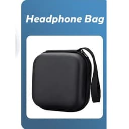 Thumbnail Chất Lượng Cao Mới Mini Vuông EVA Ốp Lưng Tai Nghe Bluetooth Tai Nghe Cáp Bảo Quản Túi Nóng 4