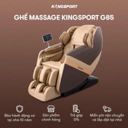 Thumbnail CHỈ GIAO MIỀN BẮC I Ghế massage toàn thân Kingsport G85 con lăn di động 3D, con lăn bắp chân chuyên biệt 2