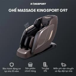 Thumbnail CHỈ GIAO MIỀN BẮC I Ghế massage toàn thân cao cấp KINGSPORT DELUXE G97 chế độ massage 3D Ultra, 10 chương trình massage 1